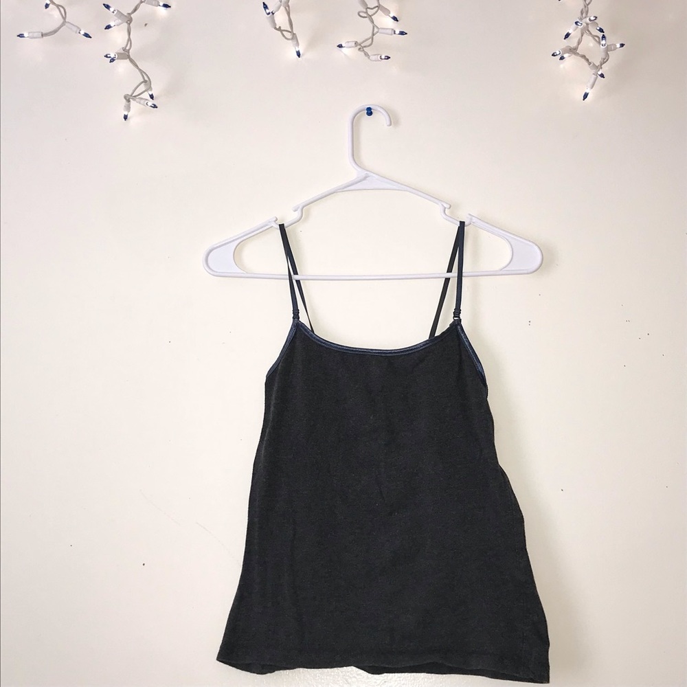 DARK GRAY TANK TOP